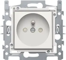 PRISE 2P+T SECUR. WHITE
