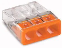 [WAG2273203] BORNE RAPIDE 3X0,5-2,5MM² OR